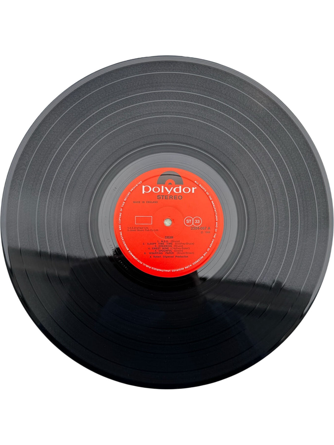 1966 Polydor Cream Fresh Cream Vinyl - Very Good
