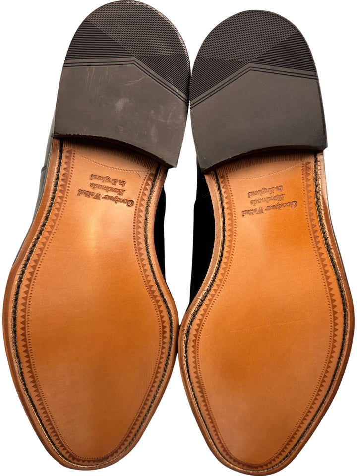 Loake Black Leather Oxford Shoes