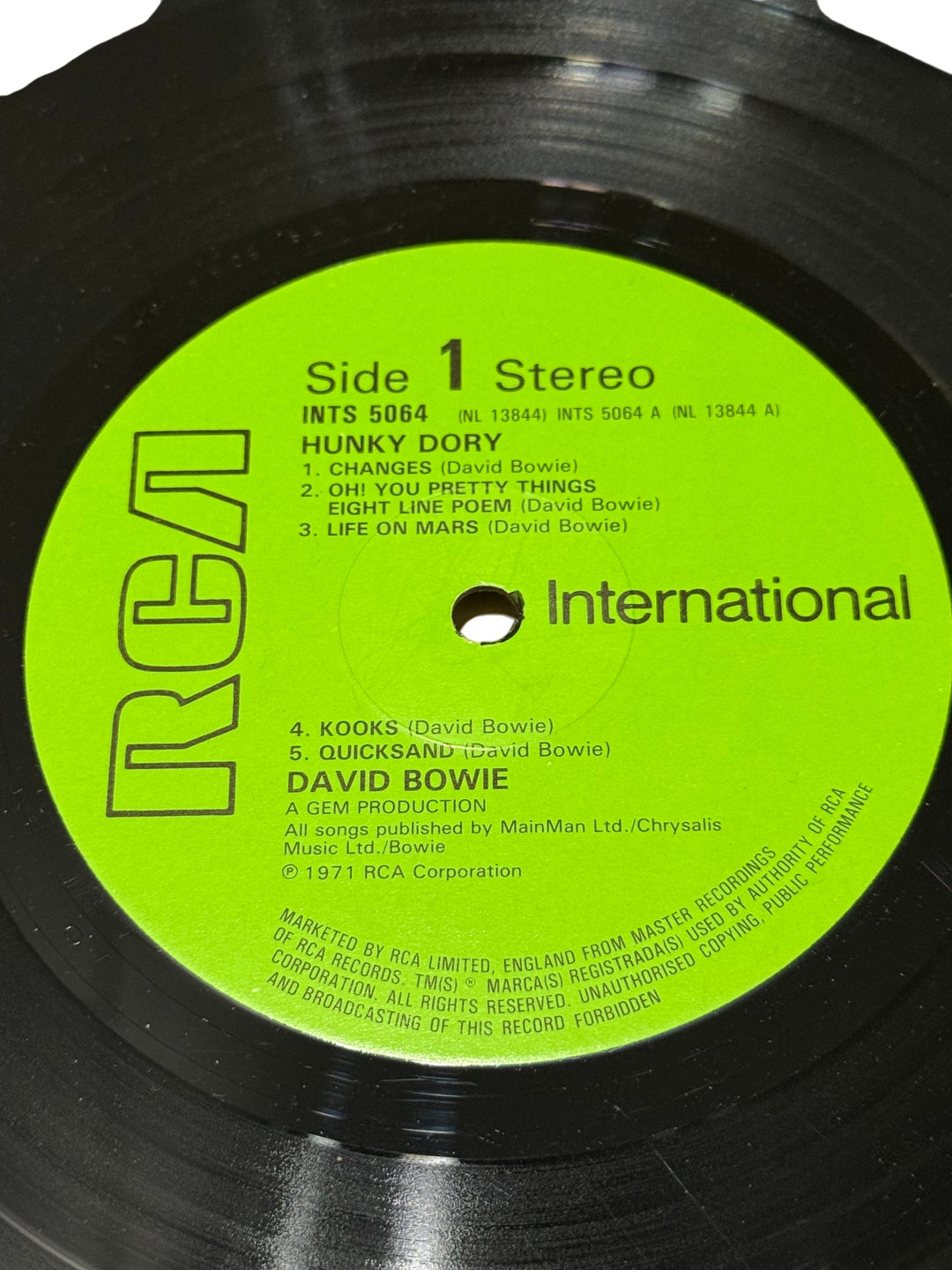 Hunky Dory Vinyl by David Bowie