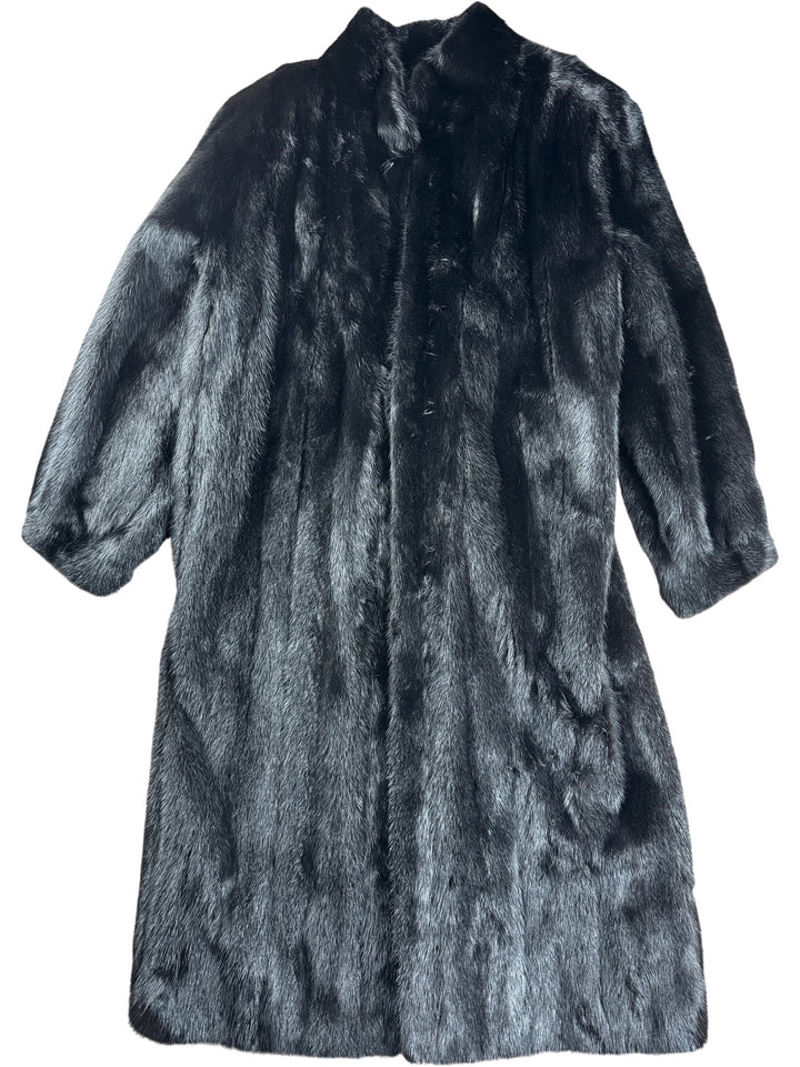 Saga Mink Fur Coat - M