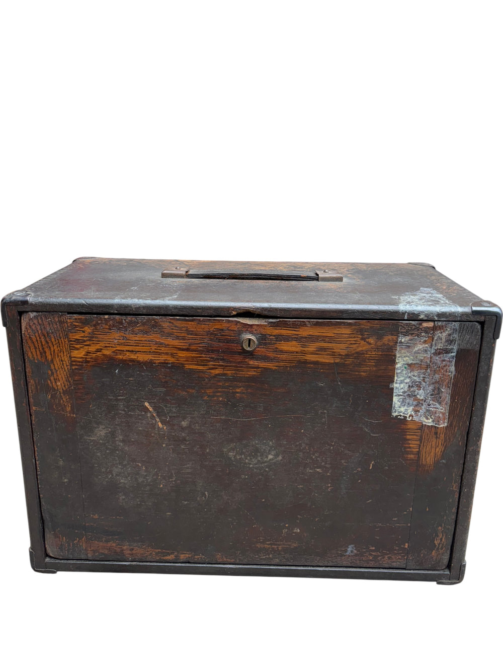 Vintage Wooden Tool Cabinet With Drawers - Think Vintage