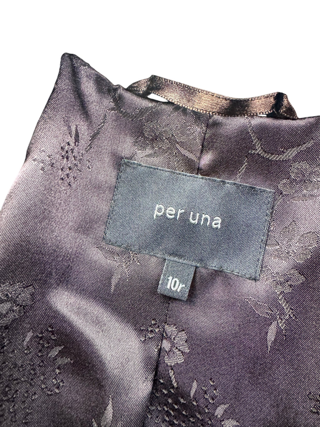 Per Una Velvet Long Coat - M
