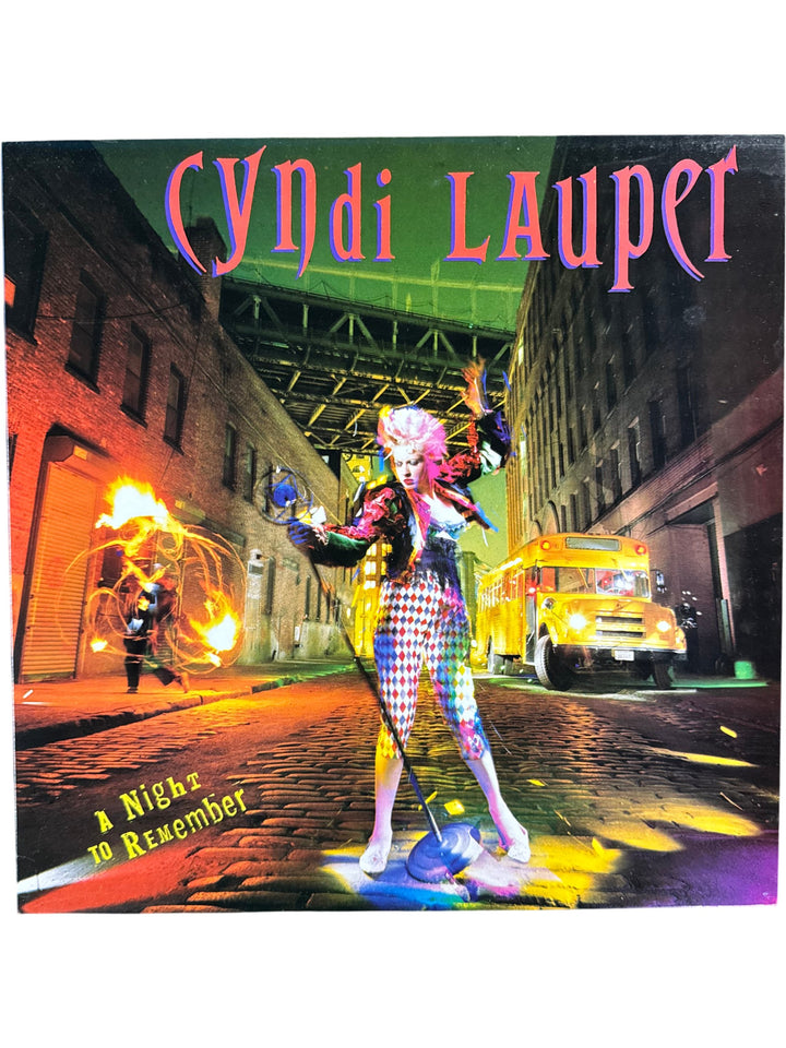 A Night To Remember Vinyl Record by Cyndi Lauper - Think Vintage
