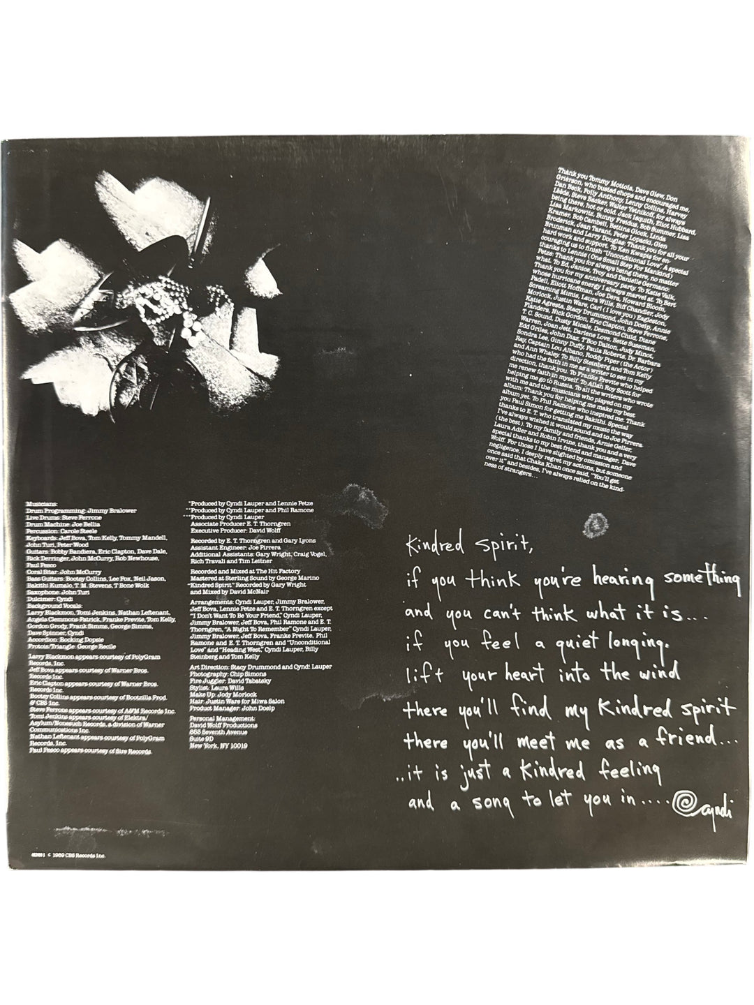 A Night To Remember Vinyl Record by Cyndi Lauper - Think Vintage Online Ltd