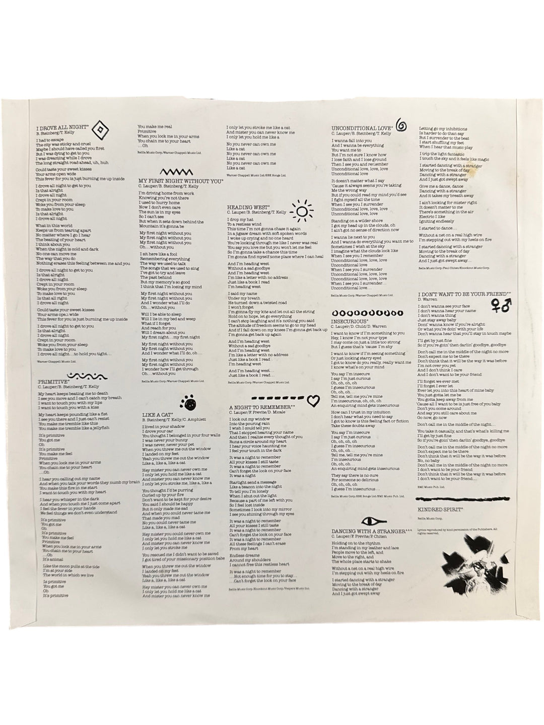 A Night To Remember Vinyl Record by Cyndi Lauper - Think Vintage Online Ltd