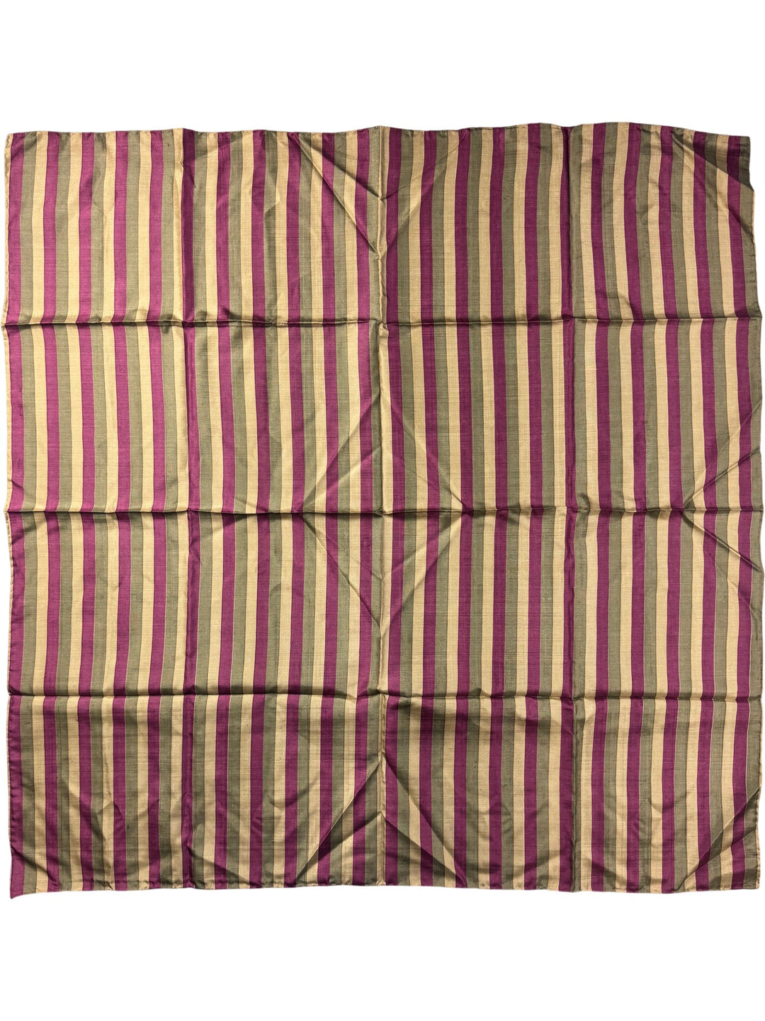 A.P.I. Striped Silk Scarf - Think Vintage ltd