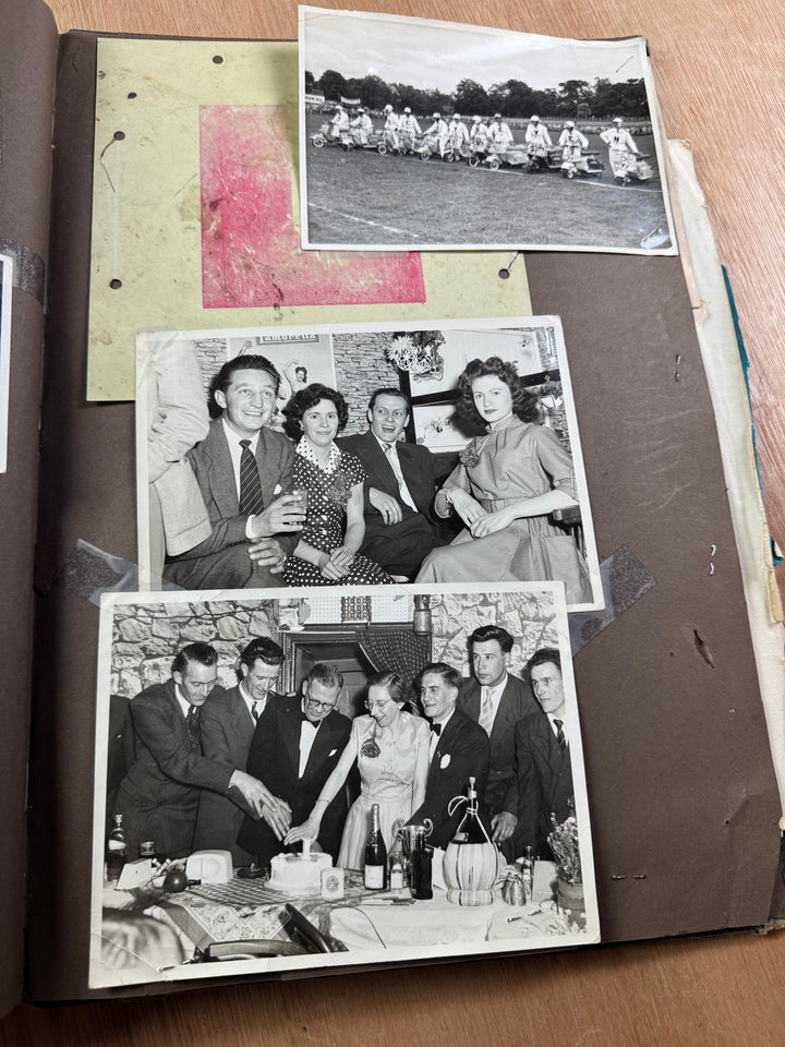 Vintage Scooter Archive Scrapbook – Original Photos, Newspaper Cuttings, Posters & Ephemera