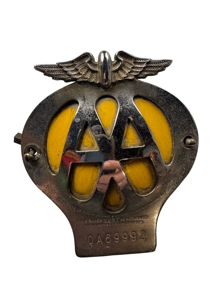 AA Car Radiator Badge Emblems - Think Vintage Online Ltd