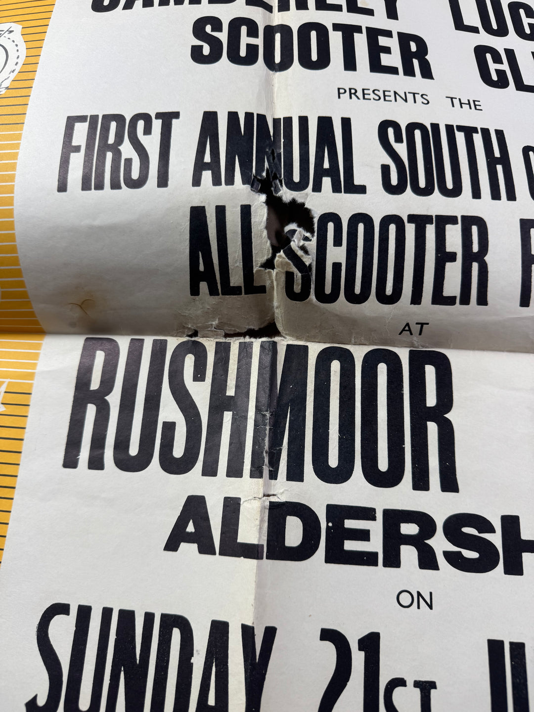 Vintage Scooter Archive Scrapbook – Original Photos, Newspaper Cuttings, Posters & Ephemera