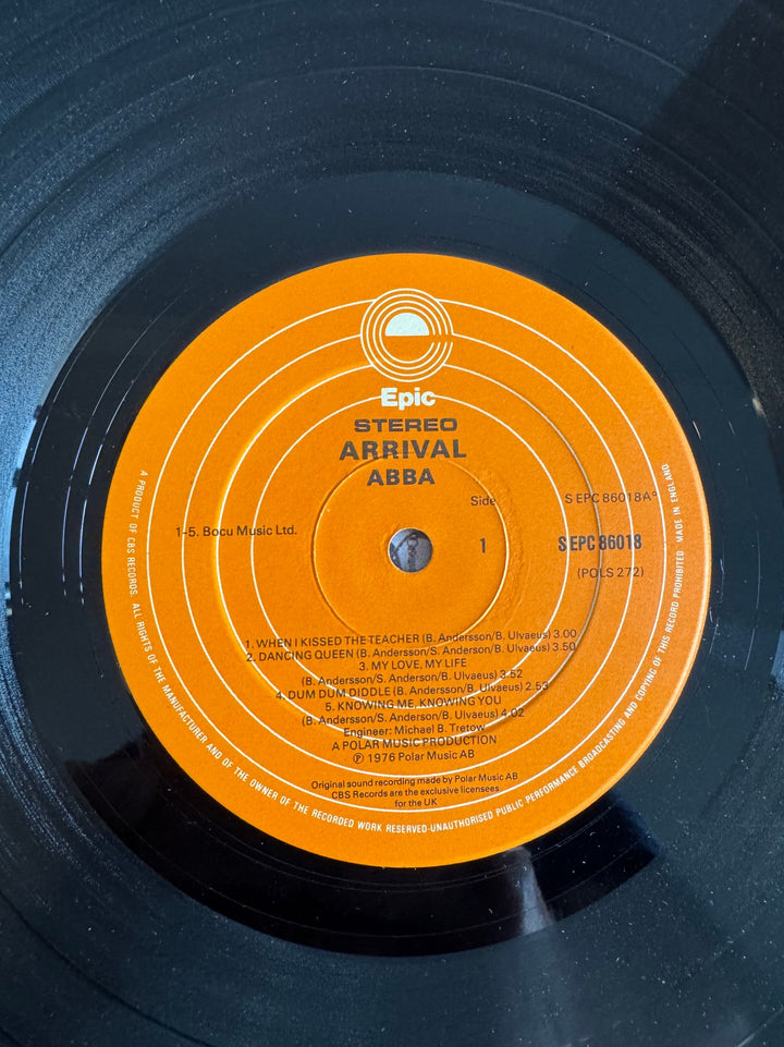 ABBA Arrival Vinyl Record - Good - Think Vintage ltd
