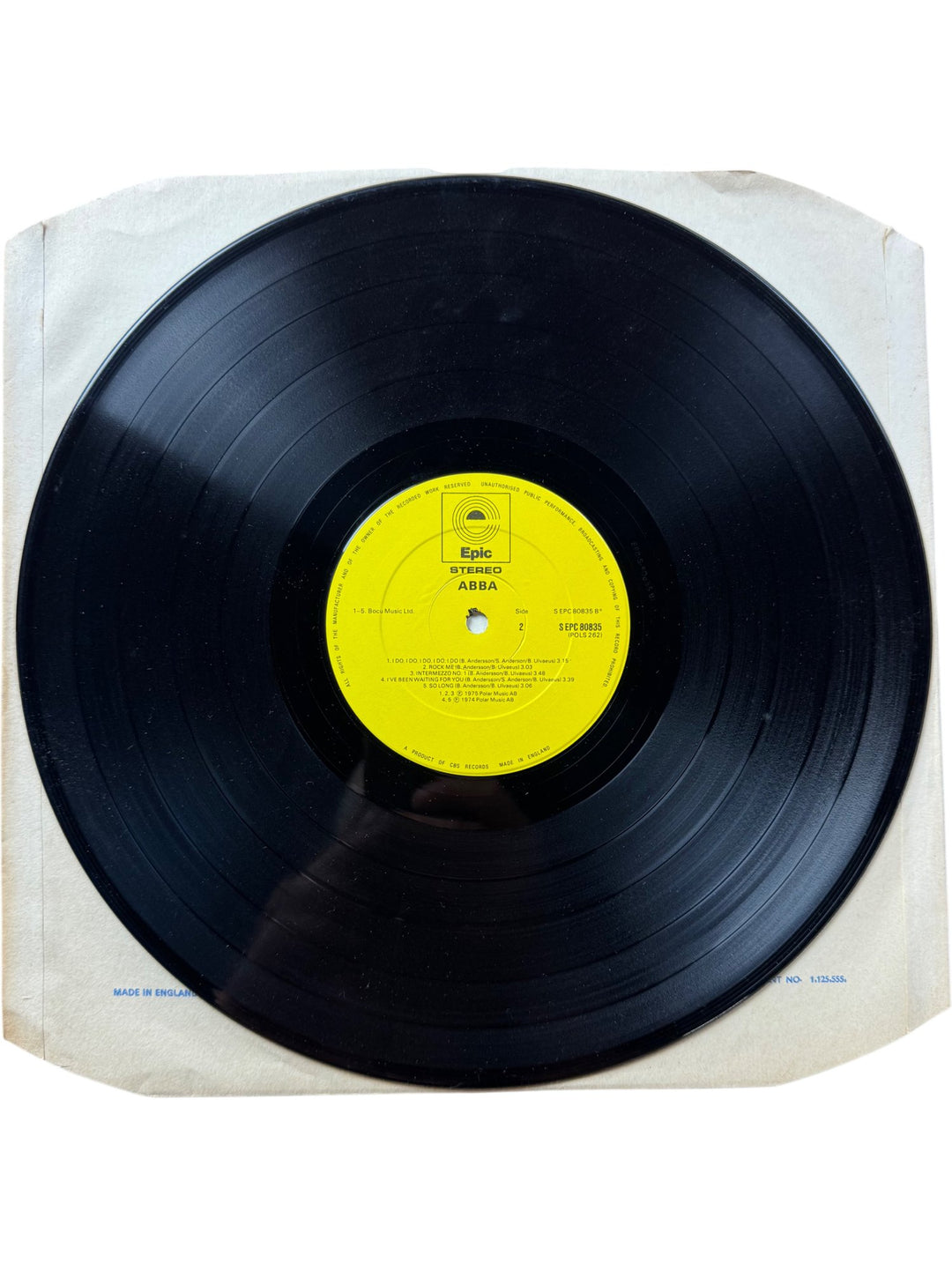 ABBA Self-Titled Vinyl Record - Good