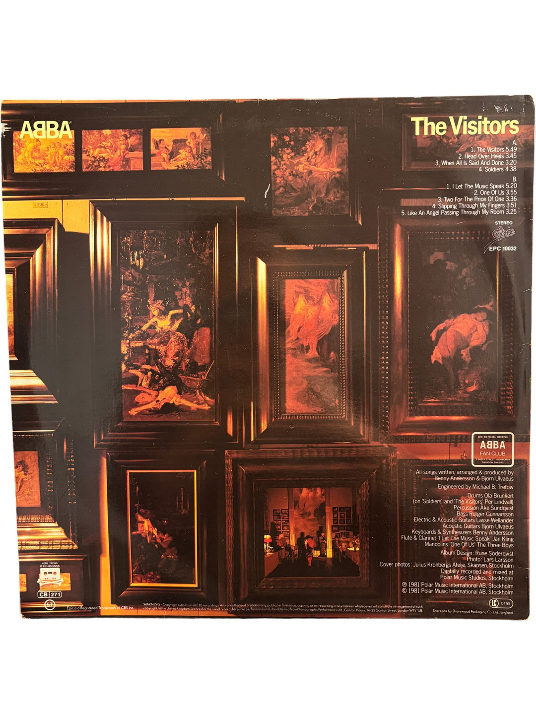 ABBA The Visitors Vinyl Record - Good - Think Vintage ltd