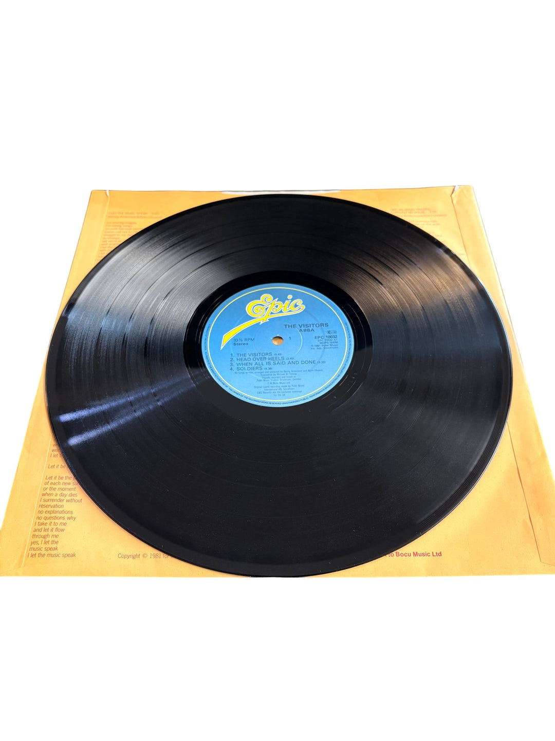 ABBA The Visitors Vinyl Record - Good - Think Vintage ltd