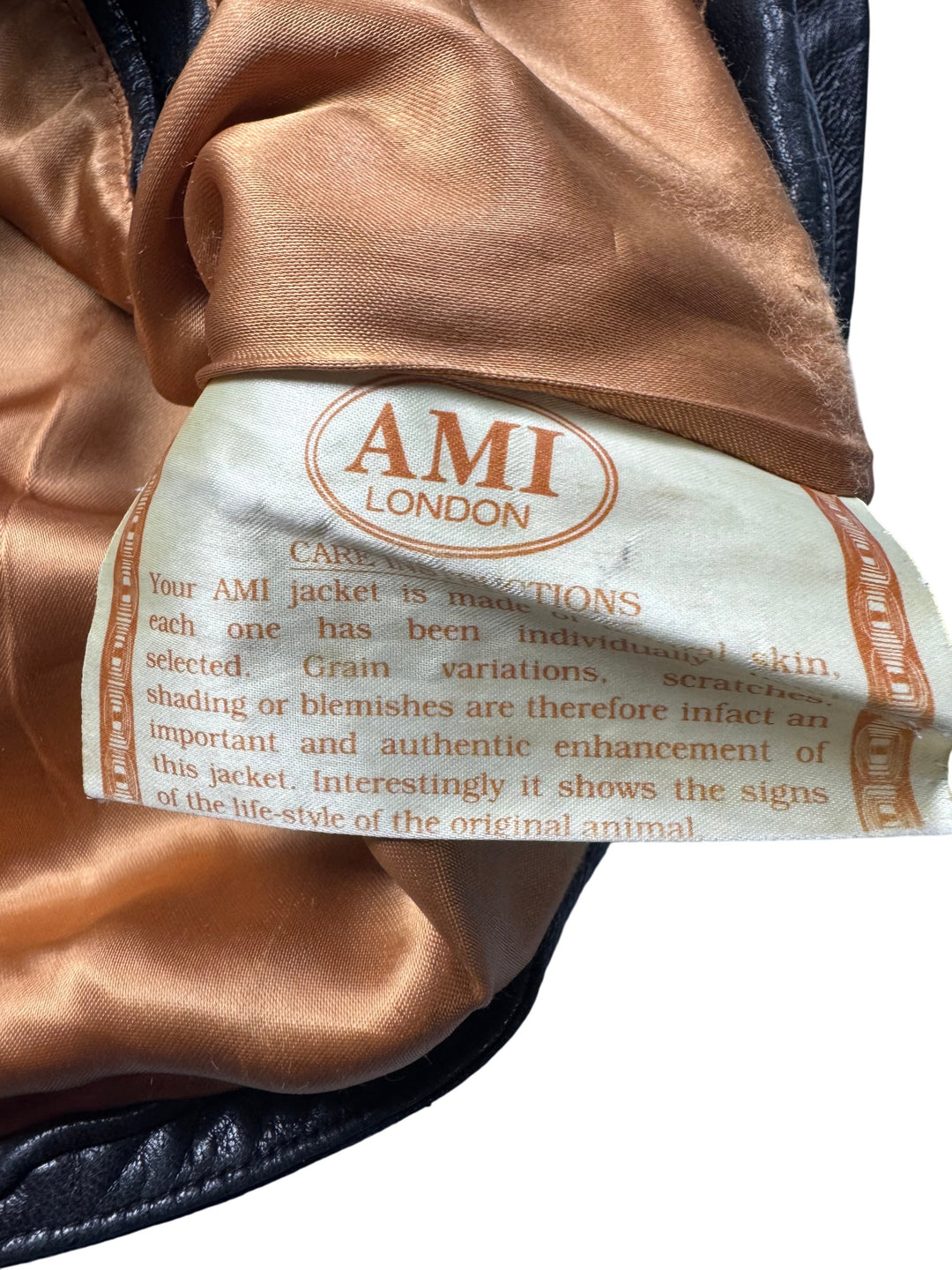 AMI Major League Leather Waistcoat - M