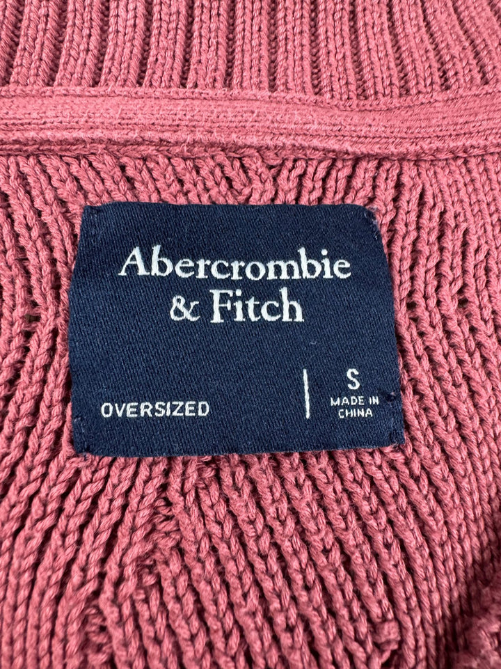 Abercrombie & Fitch Patterned Knit Vest - M - Think Vintage ltd