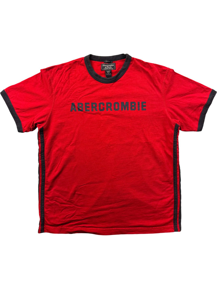 Abercrombie Red Short Sleeve T-Shirt - Think Vintage Online Ltd