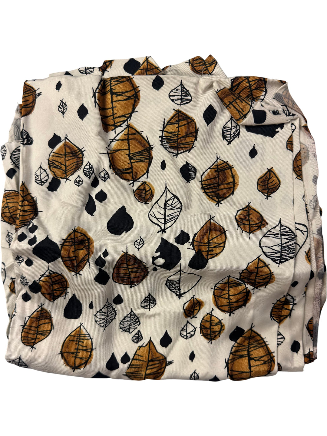 Abstract Leaf Print Fabric Textiles - Think Vintage