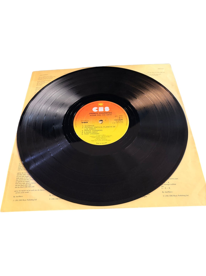 Adam And The Ants Prince Charming Vinyl - Fair - Think Vintage ltd
