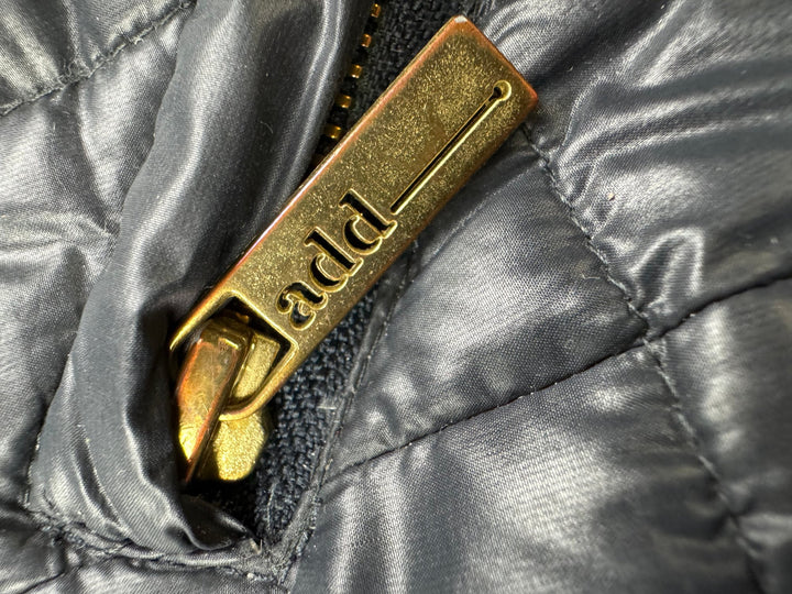 Add Black Puffer Jacket - M - Think Vintage ltd