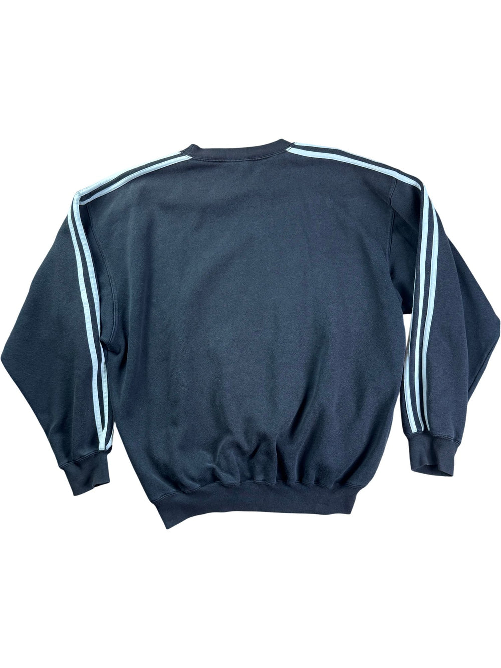 Adidas Black Crew Neck Sweatshirt - XL - Think Vintage ltd