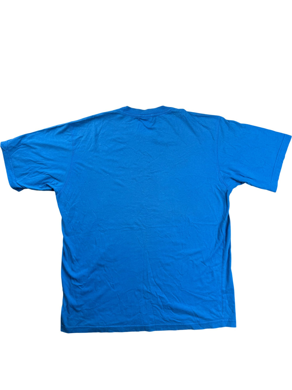 Adidas Blue Graphic T-Shirt - M/L - Think Vintage ltd