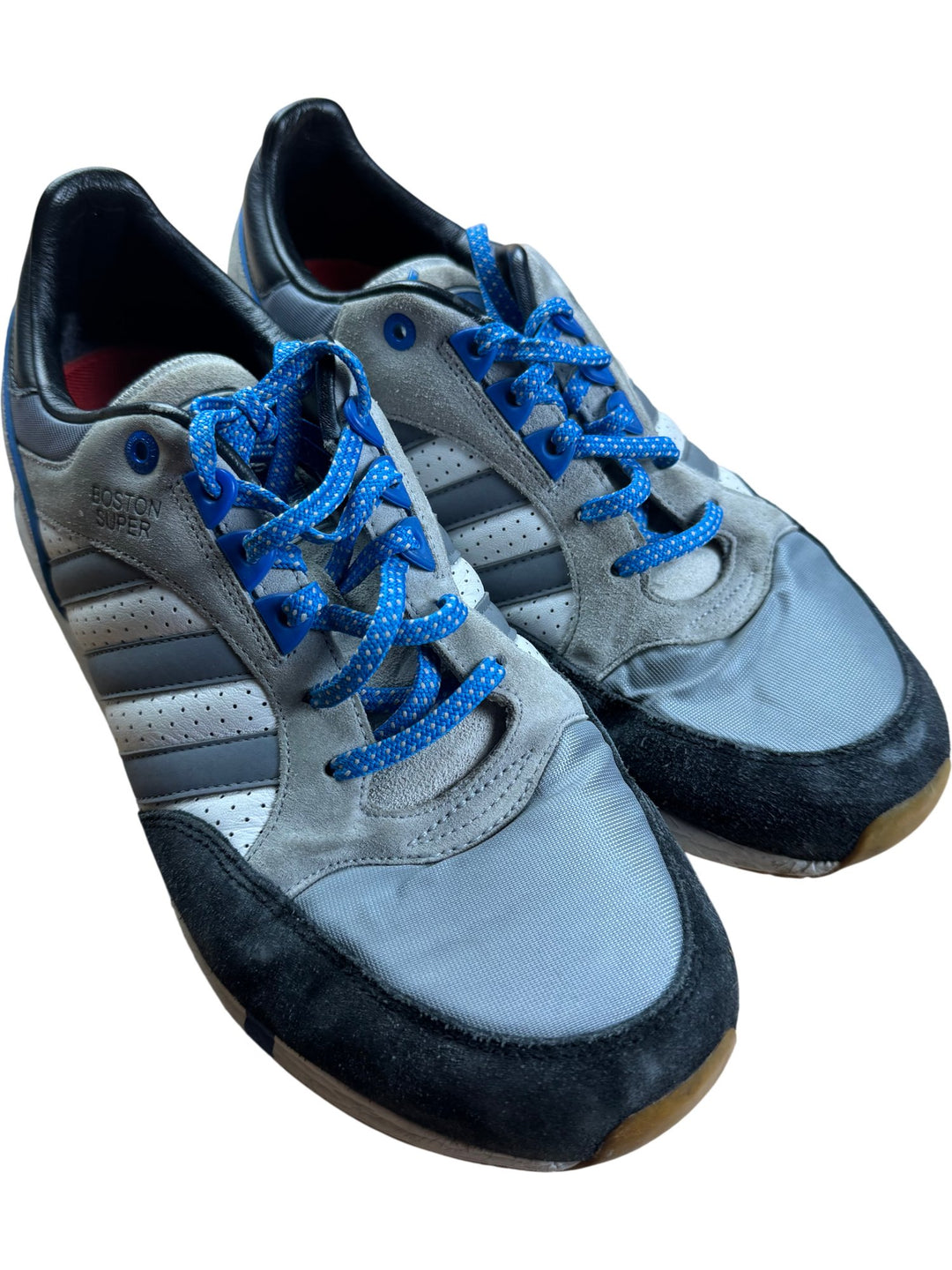 Adidas Boston Super Grey Blue Sneakers - Think Vintage ltd