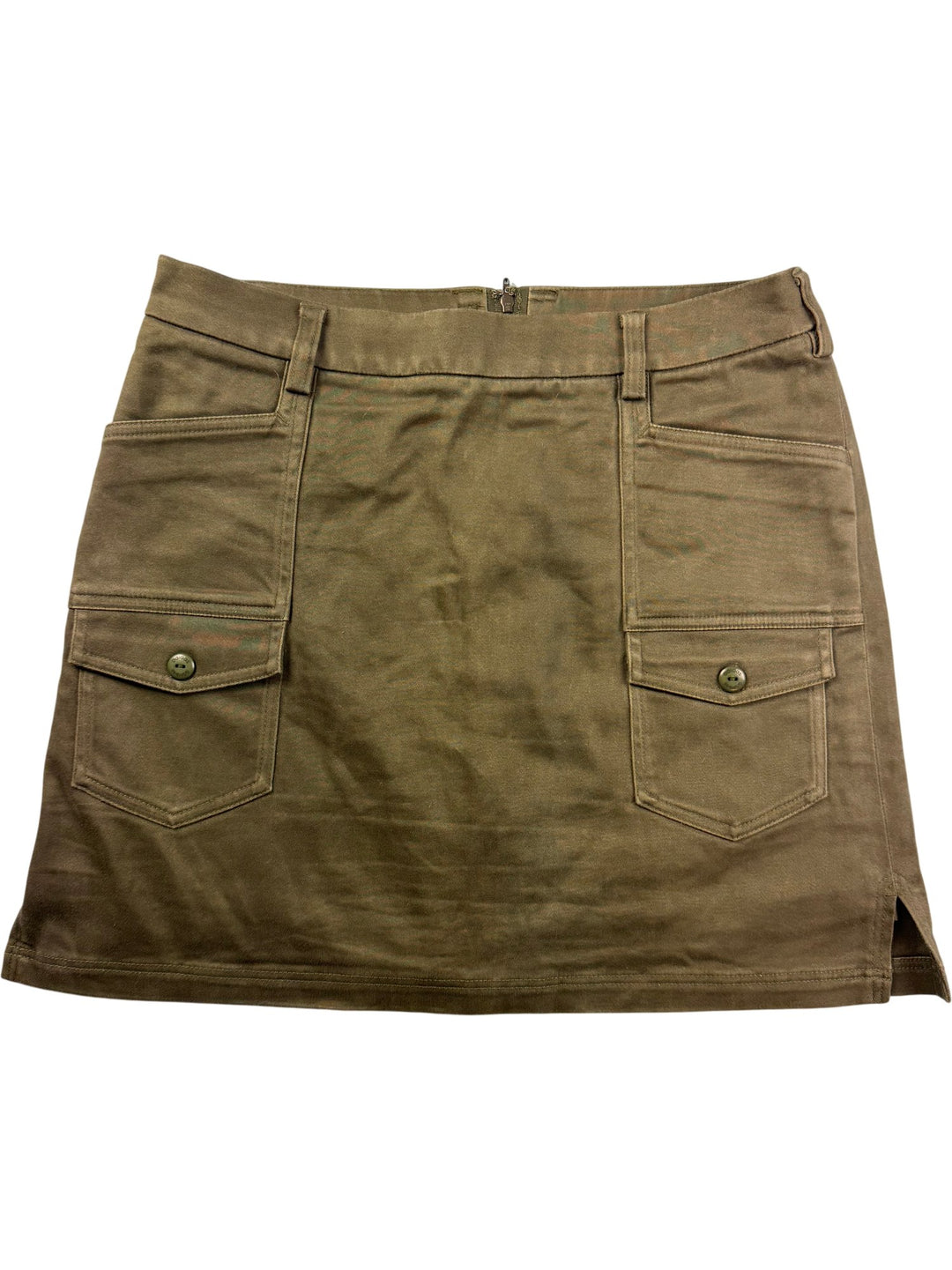 Adidas Khaki Cargo Skirt - W30 - Think Vintage ltd