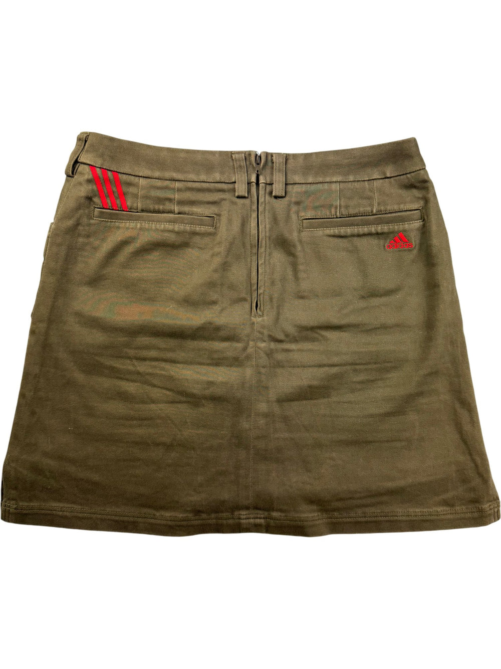 Adidas Khaki Cargo Skirt - W30 - Think Vintage ltd