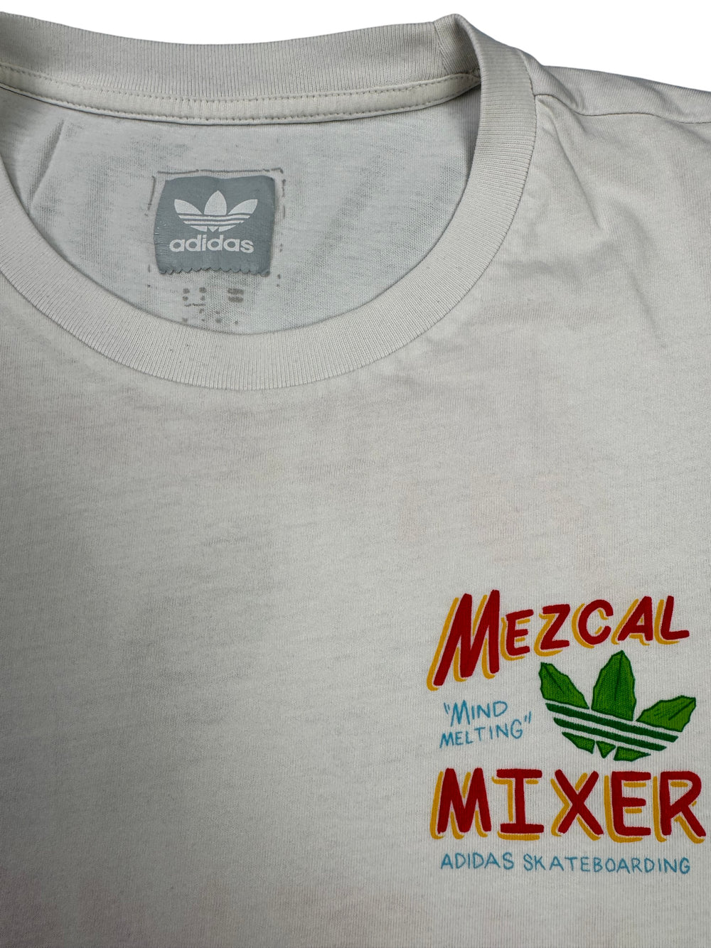 Adidas Mezcal Mixer Skate T-Shirt - M - Think Vintage Online Ltd