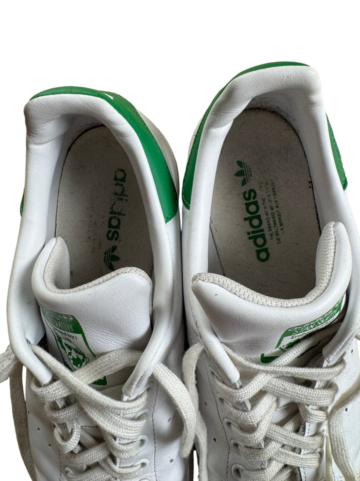 Adidas Stan Smith White Leather Sneakers - 10 - Think Vintage ltd