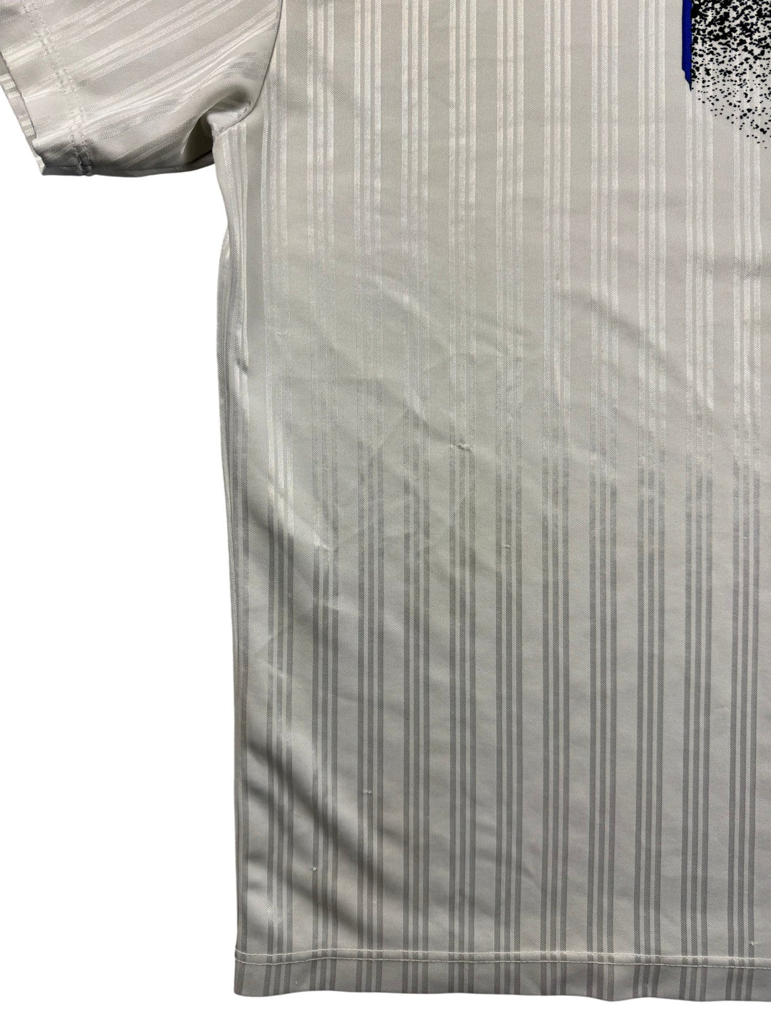 Adidas Striped Graphic Soccer Shirt - M/L - Think Vintage ltd