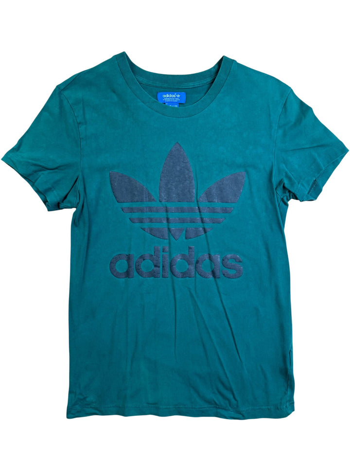 Adidas Trefoil Logo Green T-Shirt - S
