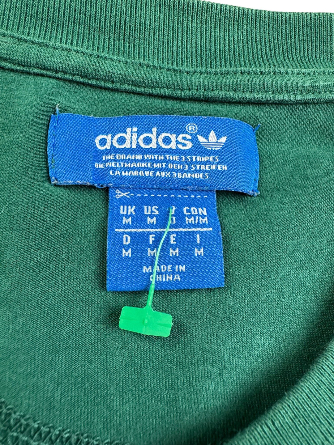 Adidas Trefoil Logo Green T-Shirt - S