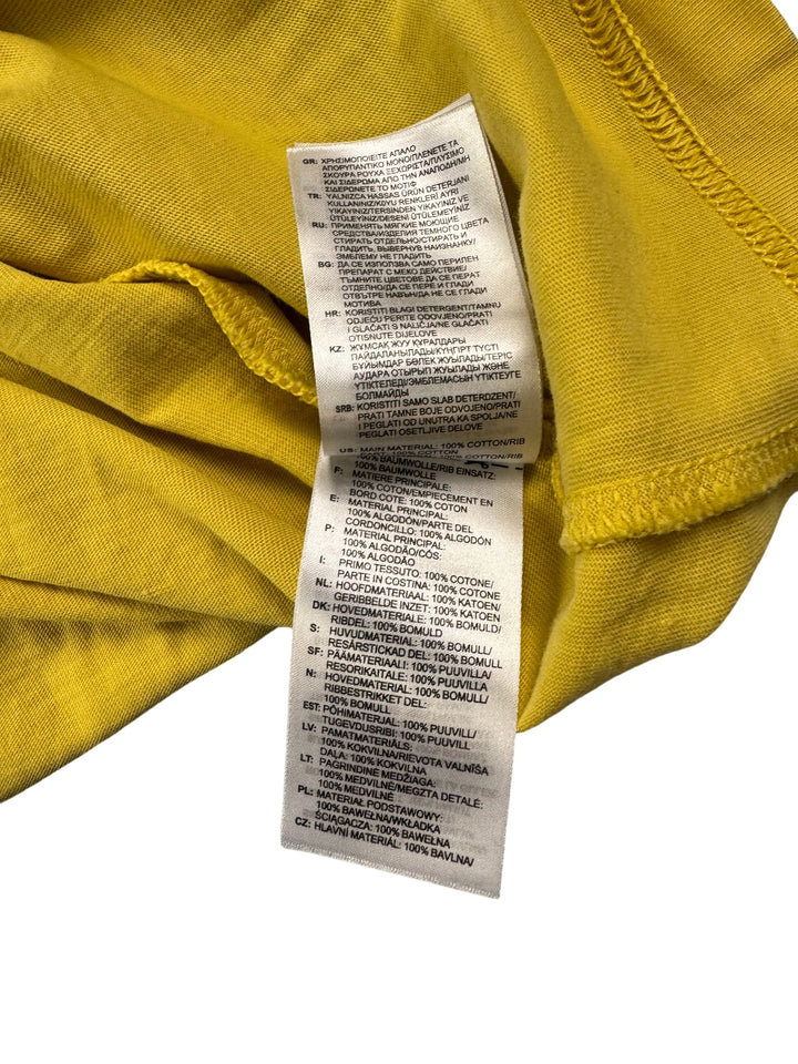 Adidas Yellow Trefoil T-Shirt - XL - Think Vintage Online Ltd