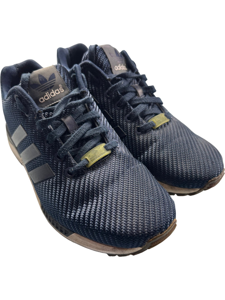 Adidas ZX Flux Navy Sneakers - Size 8 - Think Vintage Online Ltd