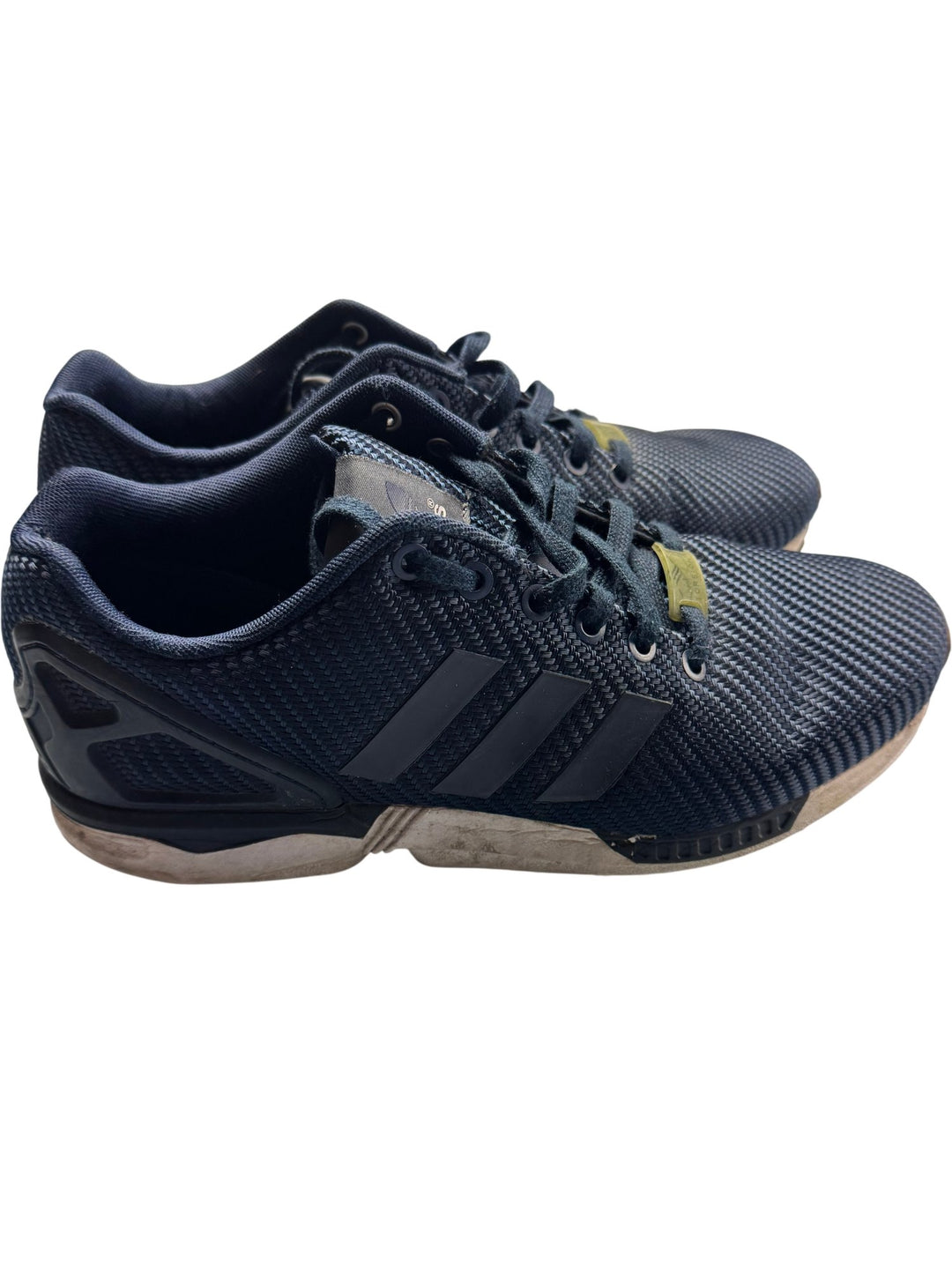 Adidas ZX Flux Navy Sneakers - Size 8 - Think Vintage ltd