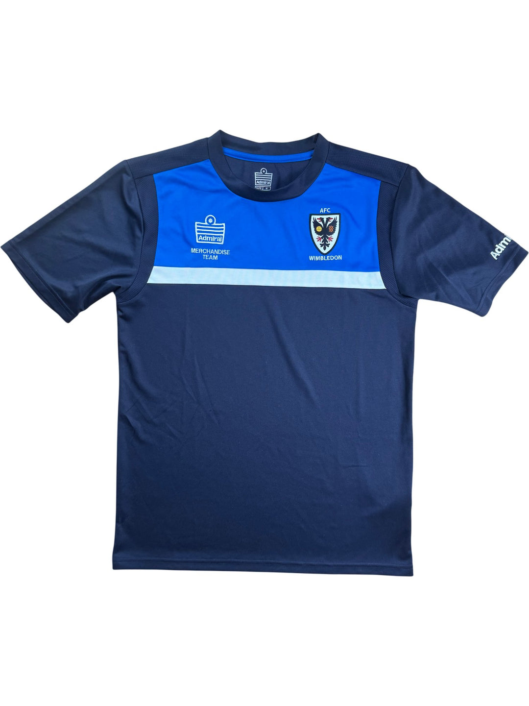 Admiral AFC Wimbledon Sports T-Shirt - M - Think Vintage ltd