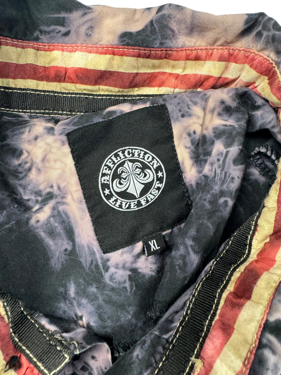 Affliction Defender Tie-Dye Shirt - XL
