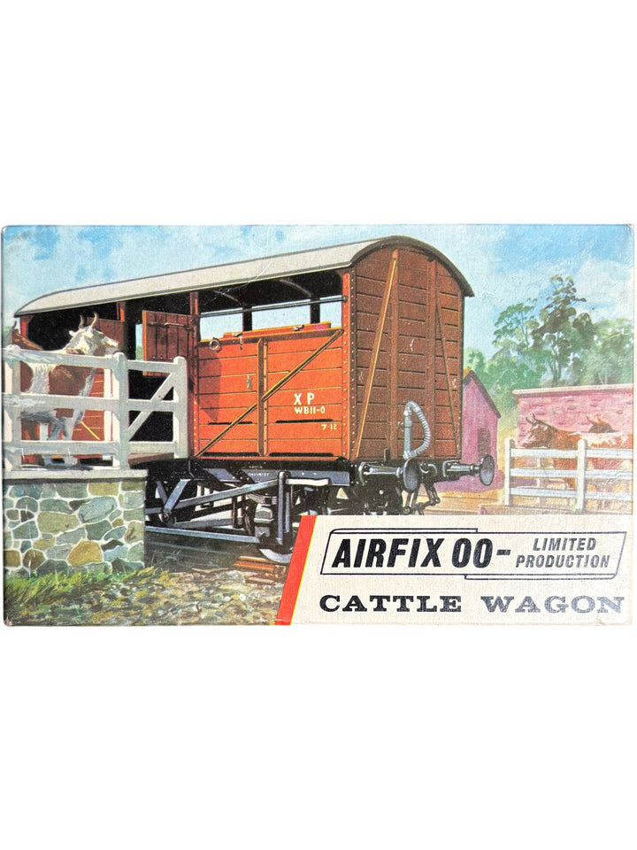 Airfix OO Scale Limited Production Cattle Wagon Model Kit - Think Vintage