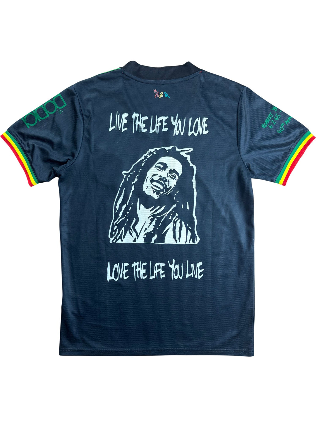 Ajax Adidas Legends Live Forever Bob Marley Shirt - S - Think Vintage ltd