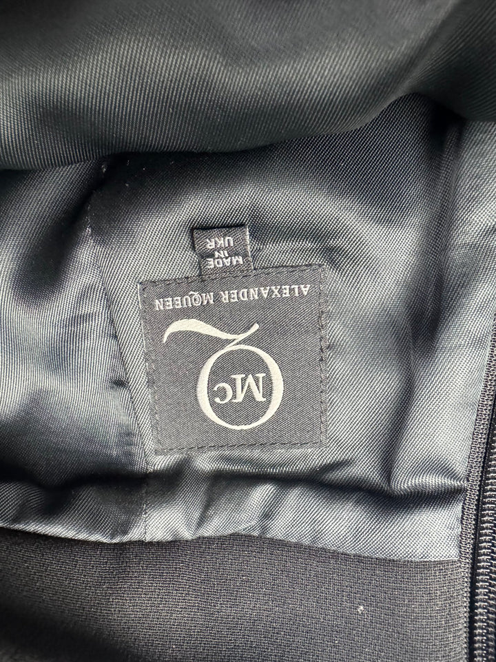 Alexander McQueen Black Pencil Skirt - S - Think Vintage ltd