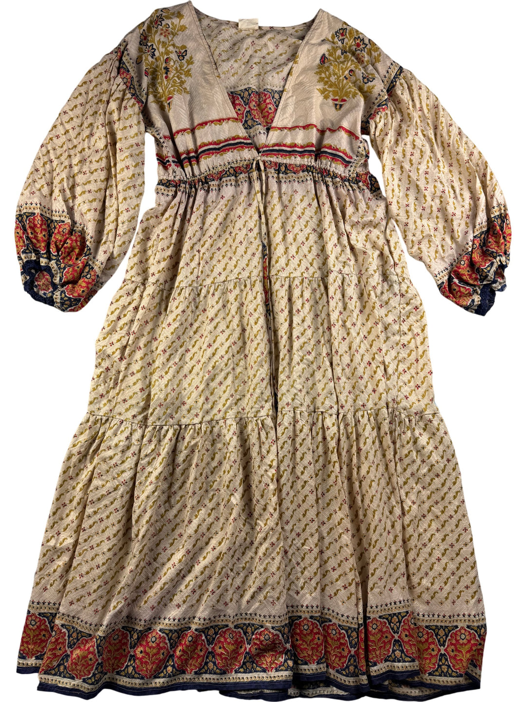 All About Audrey Floral Patterned Maxi Dress - M - Think Vintage Online Ltd