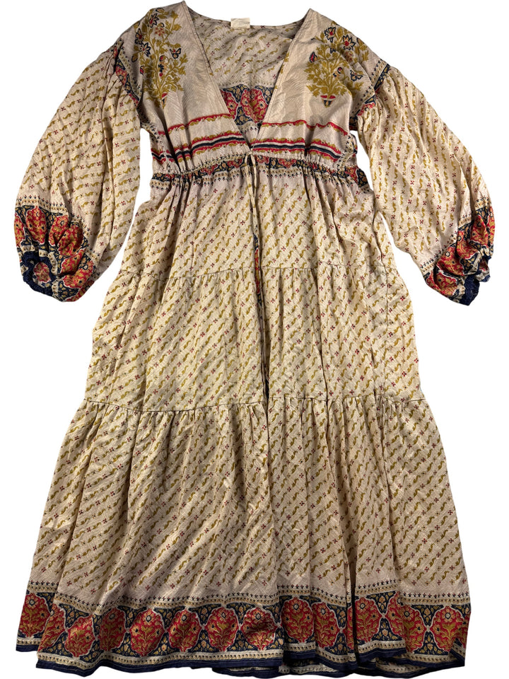 All About Audrey Floral Patterned Maxi Dress - M - Think Vintage Online Ltd