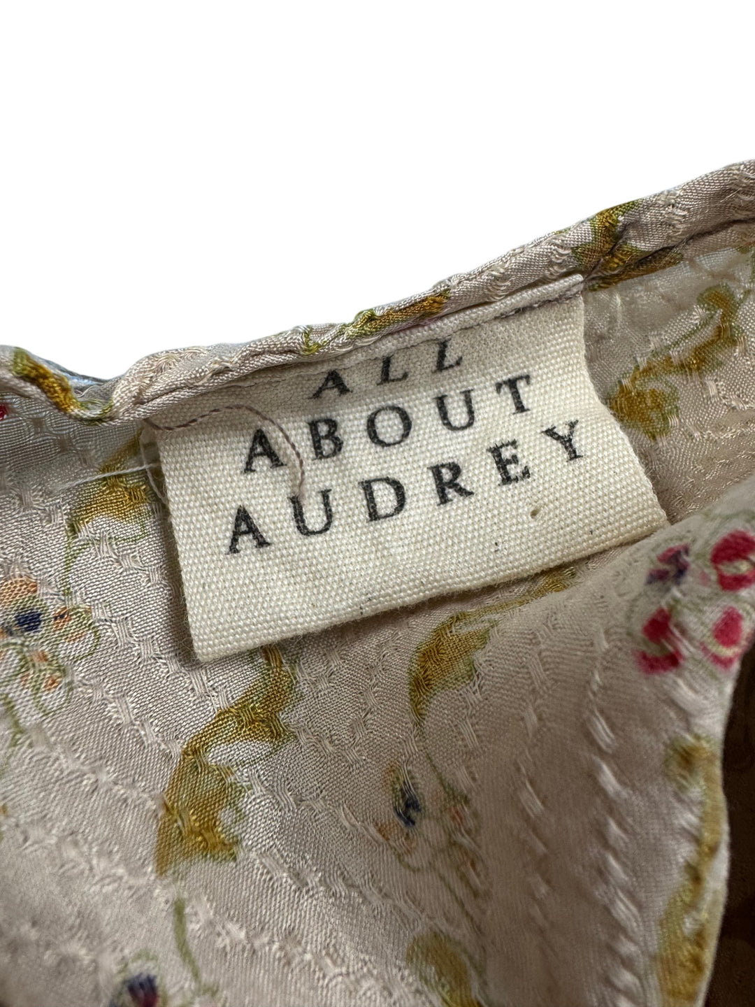 All About Audrey Floral Patterned Maxi Dress - M - Think Vintage Online Ltd