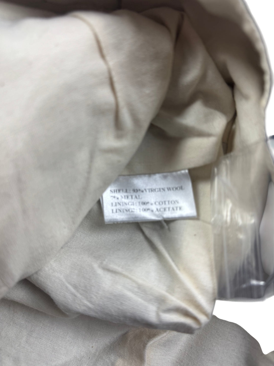 All Saints Black Wool Cropped Jacket - S - Think Vintage Online Ltd