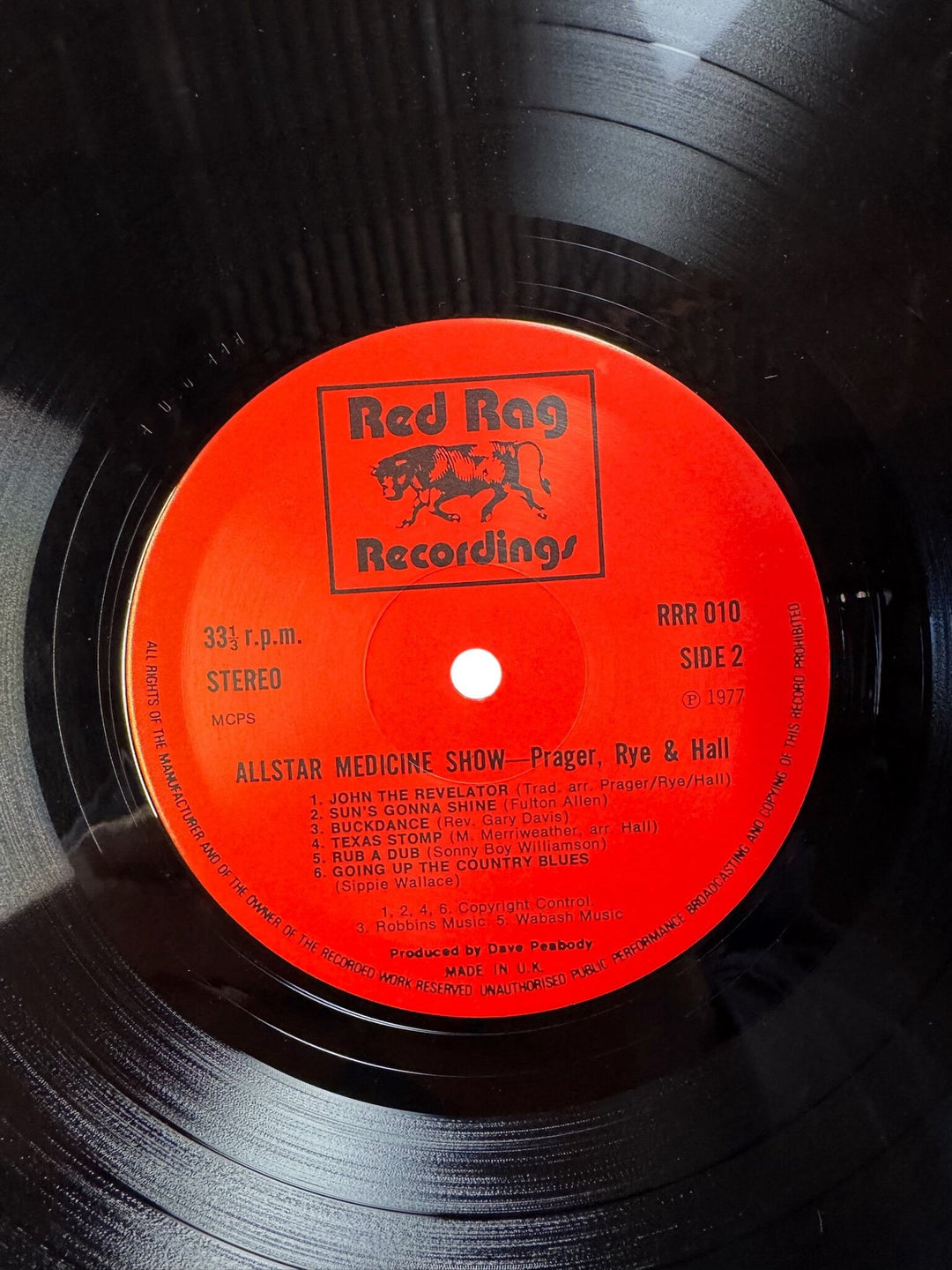 All-Star Medicine Show Vinyl Record - Very Good