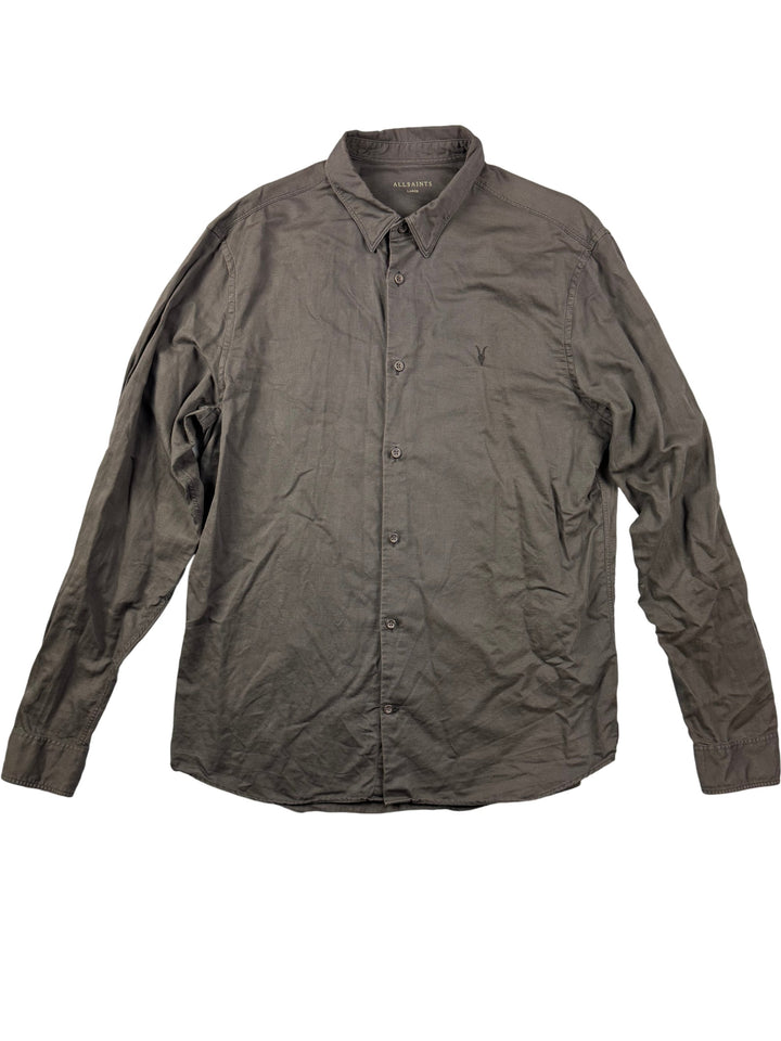 AllSaints Long Sleeve Shirt - L - Think Vintage