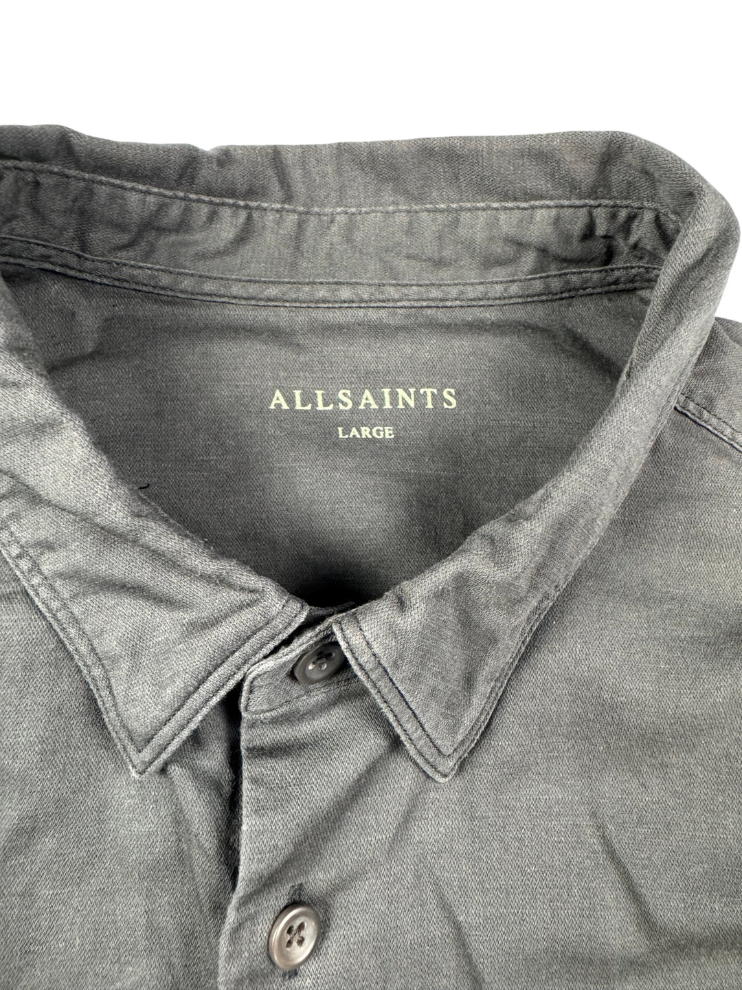AllSaints Long Sleeve Shirt - L - Think Vintage