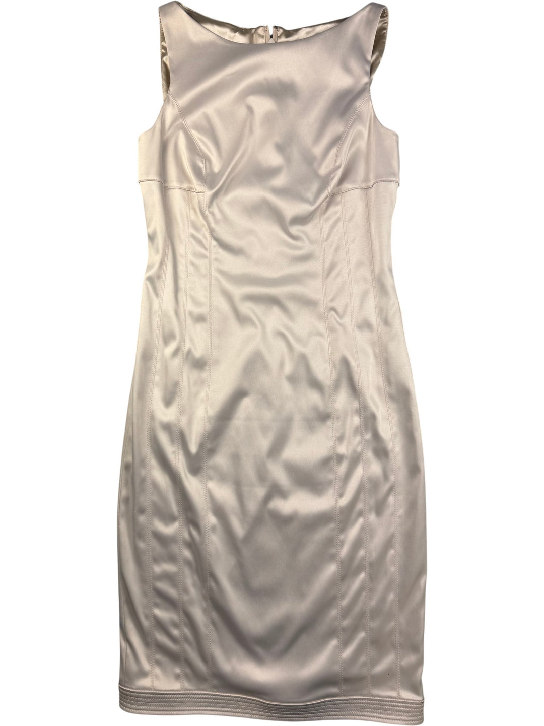 Amanda Wakeley White Sleeveless Sheath Dress - XS/S - Think Vintage ltd