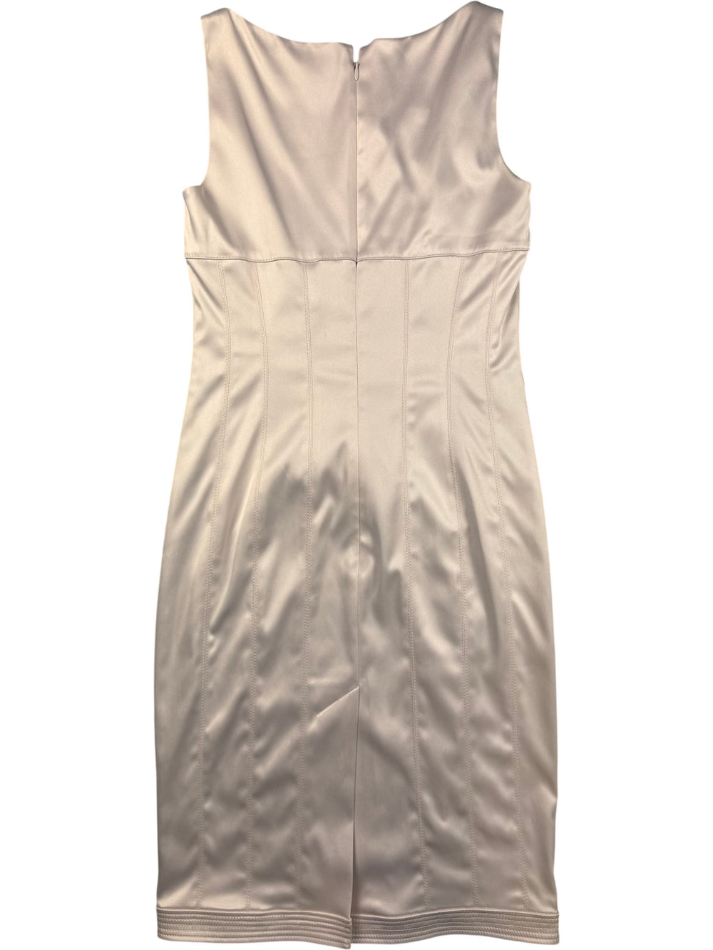 Amanda Wakeley White Sleeveless Sheath Dress - XS/S - Think Vintage ltd